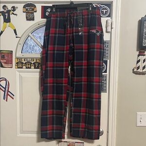 New England Patriots Plaid Lounge Pants. NWOT